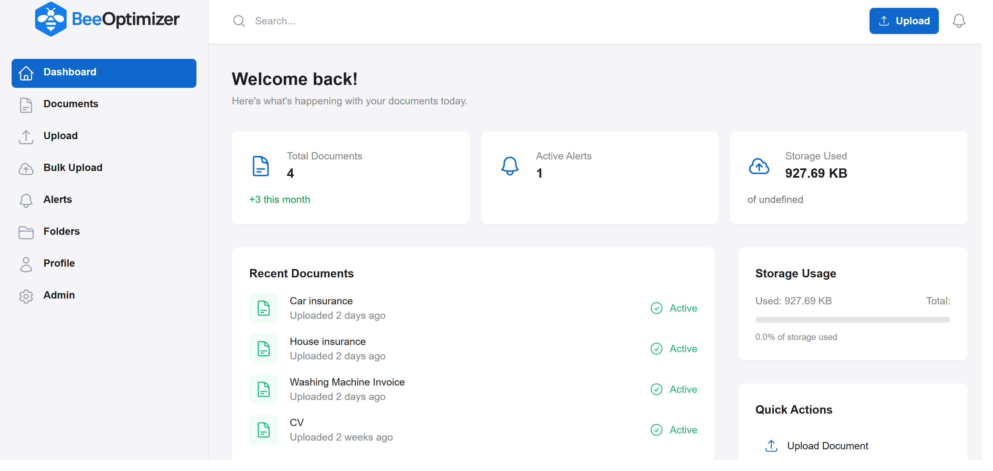 Dashboard Preview